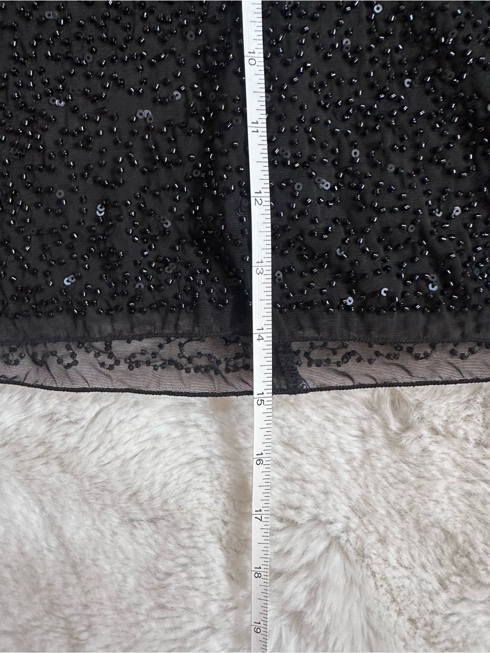 Oh Polly Black Sequin Mini Skirt - Picture 10 of 10